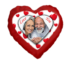 Velvet  Heart Shaped Cushion